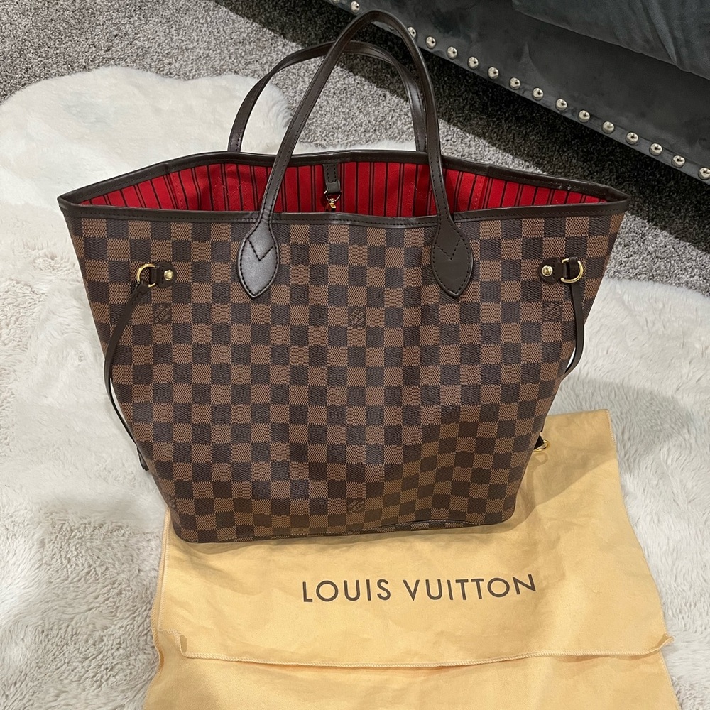 Louis Vuitton NeverFull  Damier Ebene MM